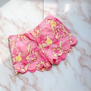 🌼Lilly Pulitzer Hotty Pink Day buttercup shorts🌼
